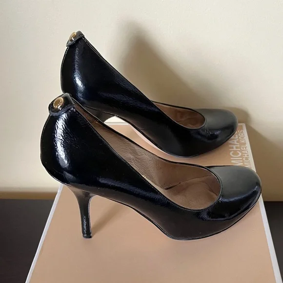 Michael Kors Black Patent Heels - Picture 4 of 6